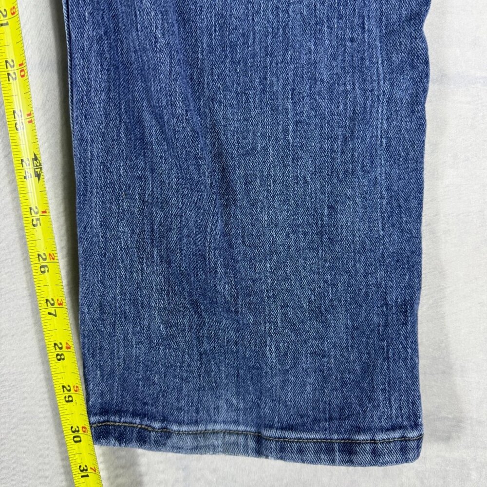 Lee Premium Select Straight Jeans Mens Blue Denim Regular Fit Classic Size 34x30 - Picture 15 of 16